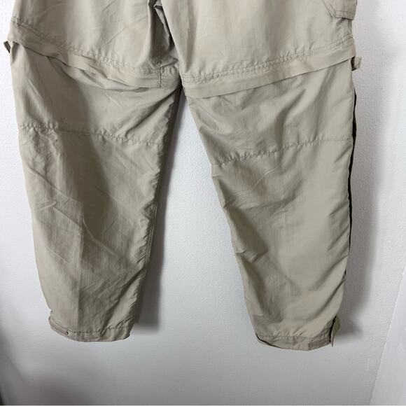 REI Convertible Hiking Active Pants Tan Shorts Removable Petite - Picture 4 of 6
